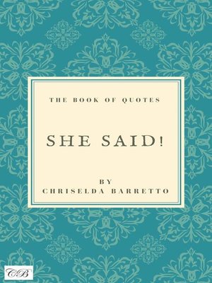 cover image of She Said!